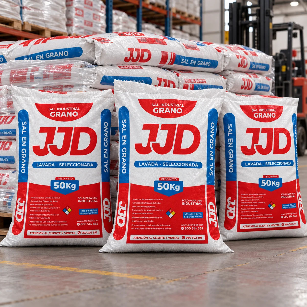 Sal Industrial Grano Superior JJD en grupo